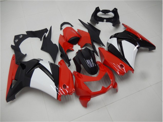 Carénage Kawasaki EX250 2008-2012 - Rouge Noir Blanc Carénage Kawasaki EX250 2008-2012 - Rouge Noir Blanc