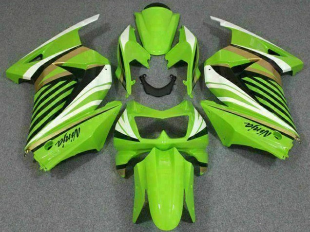 Carénage Kawasaki EX250 2008-2012 - Vert Blanc Noir Ninja Carénage Kawasaki EX250 2008-2012 - Vert Blanc Noir Ninja