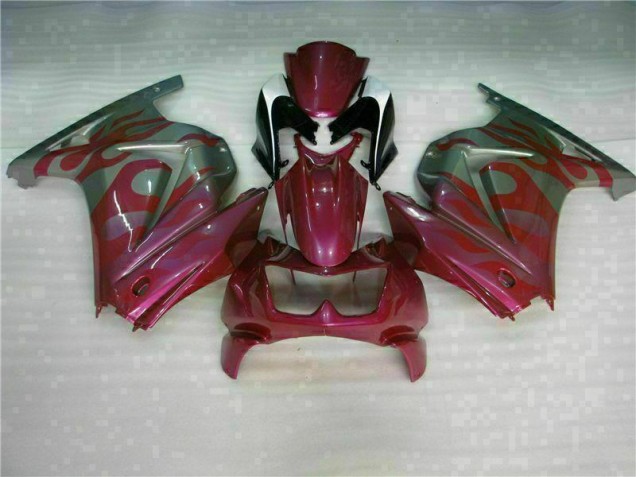 Carénage Kawasaki EX250 2008-2012 - Violet Rouge Carénage Kawasaki EX250 2008-2012 - Violet Rouge