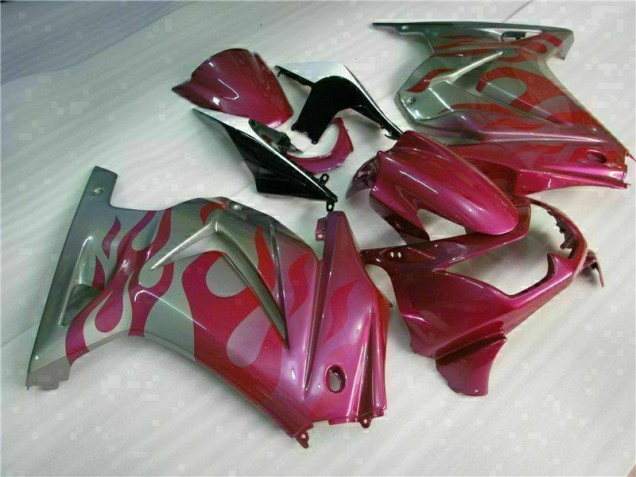 Carénage Kawasaki EX250 2008-2012 - Violet Rouge Carénage Kawasaki EX250 2008-2012 - Violet Rouge