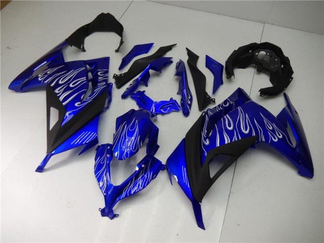 Carénage Kawasaki EX300 2013-2016 - Bleu Blanc Noir Carénage Kawasaki EX300 2013-2016 - Bleu Blanc Noir