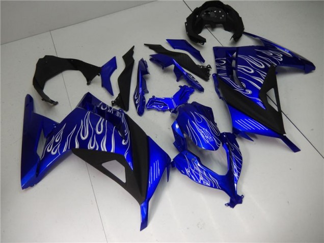 Carénage Kawasaki EX300 2013-2016 - Bleu Blanc Noir Carénage Kawasaki EX300 2013-2016 - Bleu Blanc Noir