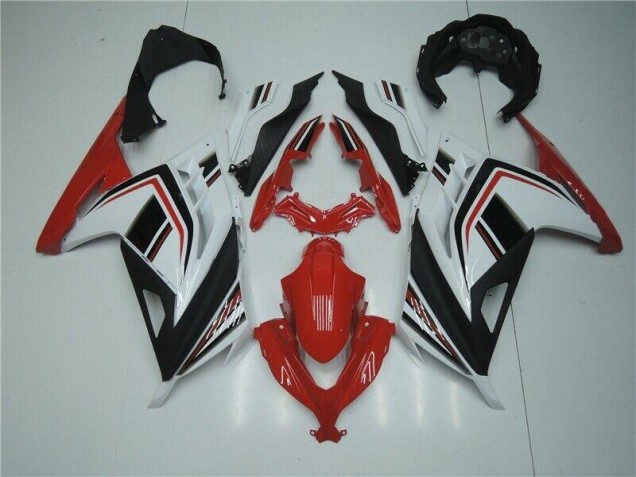 Carénage Kawasaki EX300 2013-2016 - Rouge Blanc Noir Carénage Kawasaki EX300 2013-2016 - Rouge Blanc Noir