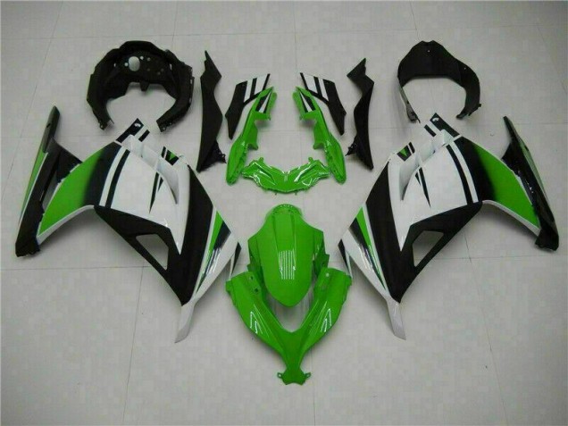 Carénage Kawasaki EX300 2013-2016 - Vert Noir Argent Carénage Kawasaki EX300 2013-2016 - Vert Noir Argent