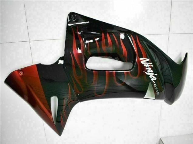 Carénage Kawasaki EX650 2006-2008 - Rouge Flamme Carénage Kawasaki EX650 2006-2008 - Rouge Flamme