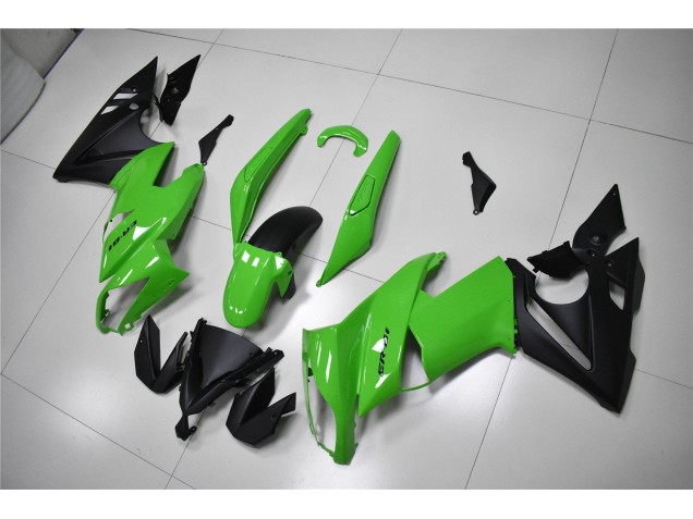 Carénage Kawasaki EX650 2009-2011 - Vert Noir Carénage Kawasaki EX650 2009-2011 - Vert Noir