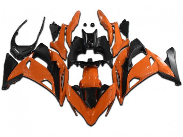 Carénage Kawasaki EX650 2017-2019 - Orange Noir Carénage Kawasaki EX650 2017-2019 - Orange Noir