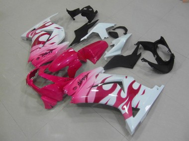 Carénage Kawasaki ZX 250R 2008-2012 - Rose Blanc