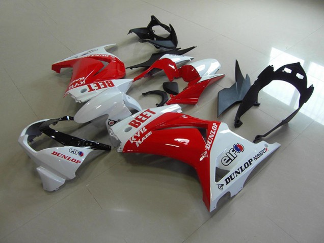 Carénage Kawasaki ZX 250R 2008-2012 - Rouge Blanc BEET Carénage Kawasaki ZX 250R 2008-2012 - Rouge Blanc BEET