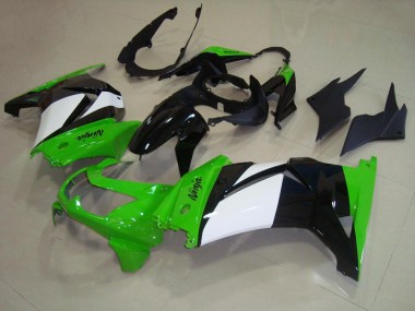 Carénage Kawasaki ZX 250R 2008-2012 - Vert Blanc Noir