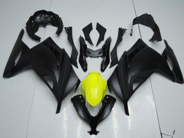 Carénage Kawasaki ZX 300R 2013-2016 - Noir Jaune