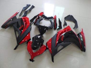 Carénage Kawasaki ZX 300R 2013-2016 - Rouge Noir