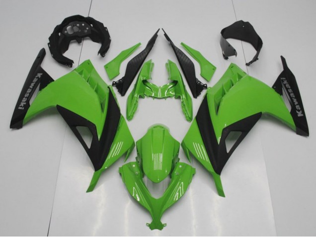Carénage Kawasaki ZX 300R 2013-2016 - Style OEM Vert Carénage Kawasaki ZX 300R 2013-2016 - Style OEM Vert