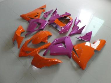 Carénage Kawasaki ZX10R 2003-2005 - Orange et Rose