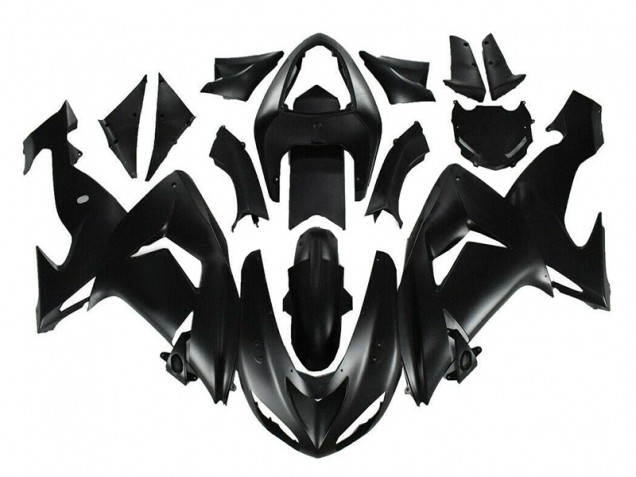 Carénage Kawasaki ZX10R 2006-2007 - Noir Mat Carénage Kawasaki ZX10R 2006-2007 - Noir Mat