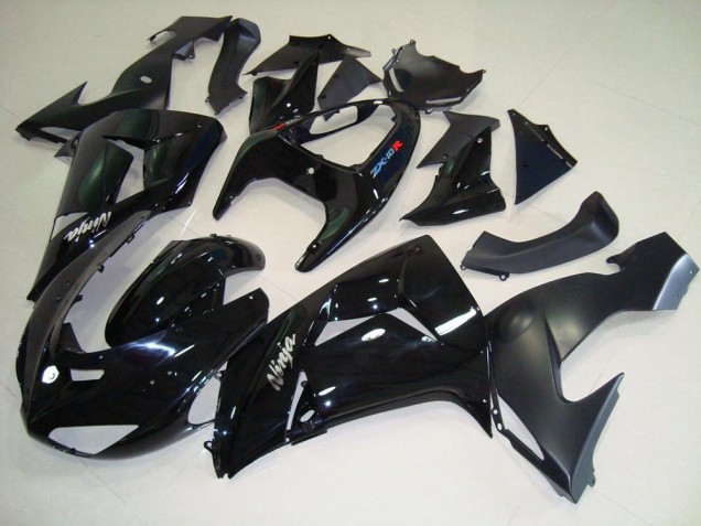 Carénage Kawasaki ZX10R 2006-2007 - Noir Noir Mat Carénage Kawasaki ZX10R 2006-2007 - Noir Noir Mat