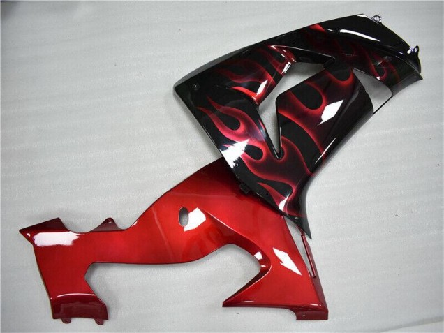 Carénage Kawasaki ZX10R 2006-2007 - Rouge Flamme Carénage Kawasaki ZX10R 2006-2007 - Rouge Flamme