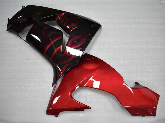 Carénage Kawasaki ZX10R 2006-2007 - Rouge Flamme Carénage Kawasaki ZX10R 2006-2007 - Rouge Flamme