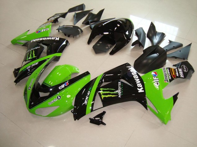 Carénage Kawasaki ZX10R 2006-2007 - Vert Monster Carénage Kawasaki ZX10R 2006-2007 - Vert Monster