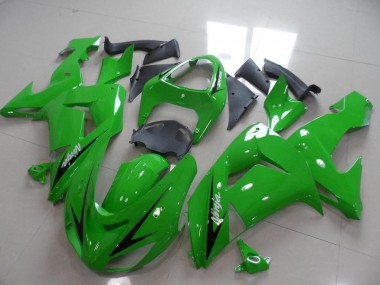 Carénage Kawasaki ZX10R 2006-2007 - Vert Noir Arrow