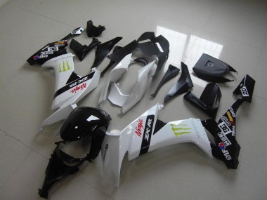 Carénage Kawasaki ZX10R 2008-2010 - Blanc Monster