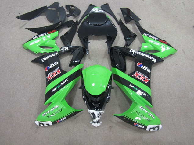 Carénage Kawasaki ZX10R 2008-2010 - Noir Vert Carénage Kawasaki ZX10R 2008-2010 - Noir Vert