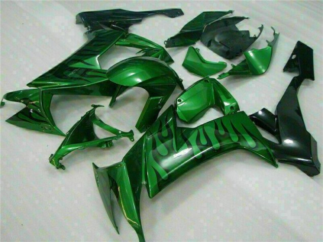 Carénage Kawasaki ZX10R 2008-2010 - Vert Flamme Carénage Kawasaki ZX10R 2008-2010 - Vert Flamme