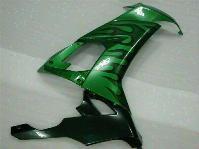Carénage Kawasaki ZX10R 2008-2010 - Vert Flamme Carénage Kawasaki ZX10R 2008-2010 - Vert Flamme