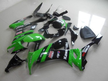 Carénage Kawasaki ZX10R 2008-2010 - Vert Noir Kick