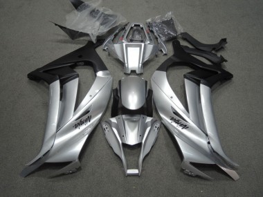 Carénage Kawasaki ZX10R 2011-2015 - Argent Noir Ninja