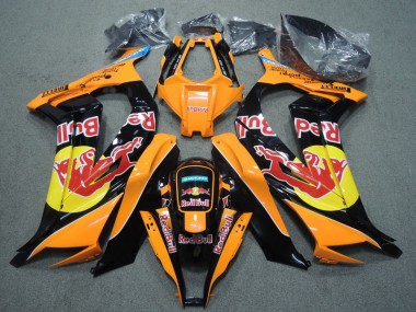 Carénage Kawasaki ZX10R 2011-2015 - Noir Orange Red Bull