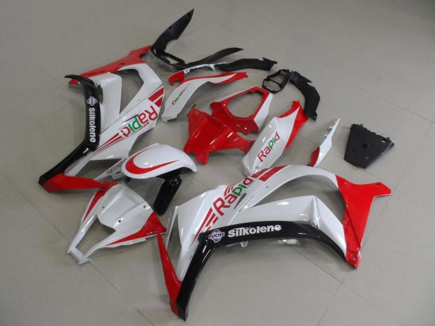 Carénage Kawasaki ZX10R 2011-2015 - Rouge et Blanc Rapid Carénage Kawasaki ZX10R 2011-2015 - Rouge et Blanc Rapid