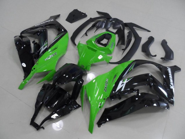 Carénage Kawasaki ZX10R 2011-2015 - Vert et Noir Carénage Kawasaki ZX10R 2011-2015 - Vert et Noir