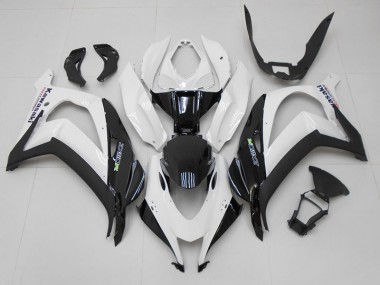 Carénage Kawasaki ZX10R 2016-2019 - Blanc Noir
