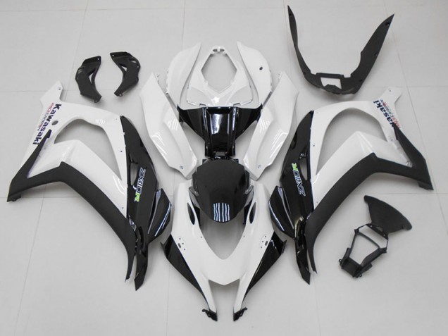 Carénage Kawasaki ZX10R 2016-2019 - Blanc Noir