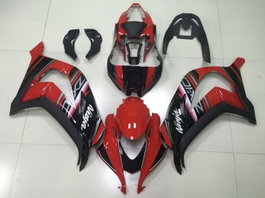 Carénage Kawasaki ZX10R 2016-2019 - Noir Rouge Ninja