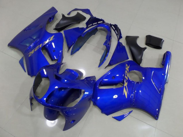 Carénage Kawasaki ZX12R 2000-2001 - Bleu avec Or Décalque Carénage Kawasaki ZX12R 2000-2001 - Bleu avec Or Décalque