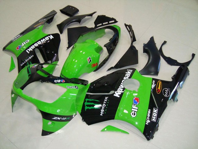 Carénage Kawasaki ZX12R 2000-2001 - Vert Monster Carénage Kawasaki ZX12R 2000-2001 - Vert Monster