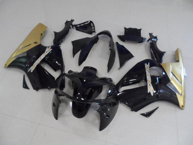 Carénage Kawasaki ZX12R 2002-2006 - Noir et Or Carénage Kawasaki ZX12R 2002-2006 - Noir et Or