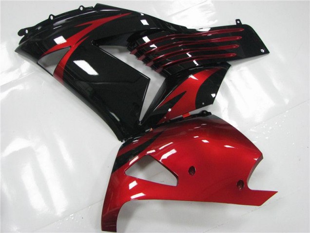 Carénage Kawasaki ZX14R ZZR 1400 2006-2011 - Rouge Noir Carénage Kawasaki ZX14R ZZR 1400 2006-2011 - Rouge Noir