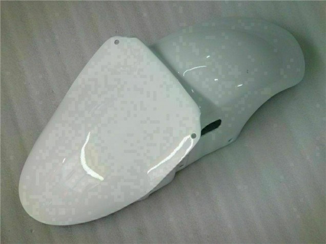 Carénage Kawasaki ZX6R 2000-2002 - Blanc Jaune Flamme