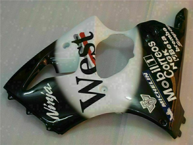 Carénage Kawasaki ZX6R 2000-2002 - Noir West Ninja Carénage Kawasaki ZX6R 2000-2002 - Noir West Ninja