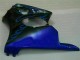 Carénage Kawasaki ZX6R 2000-2002 - Noir avec Bleu Flamme Carénage Kawasaki ZX6R 2000-2002 - Noir avec Bleu Flamme