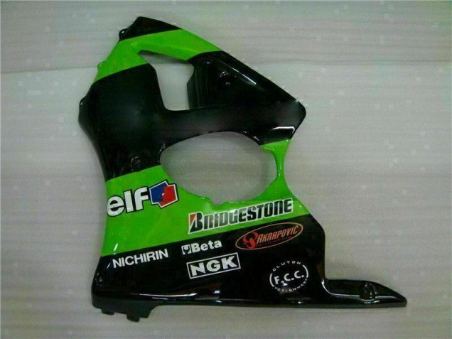 Carénage Kawasaki ZX6R 2000-2002 - Vert Carénage Kawasaki ZX6R 2000-2002 - Vert