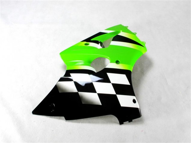 Carénage Kawasaki ZX6R 2000-2002 - Vert Noir Blanc Carénage Kawasaki ZX6R 2000-2002 - Vert Noir Blanc