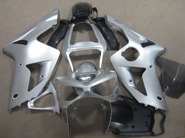 Carénage Kawasaki ZX6R 2003-2004 - Argent Carénage Kawasaki ZX6R 2003-2004 - Argent