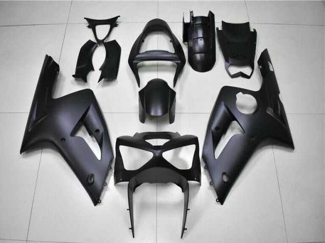 Carénage Kawasaki ZX6R 2003-2004 - Noir Mat Carénage Kawasaki ZX6R 2003-2004 - Noir Mat