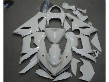 Carénage Kawasaki ZX6R 2005-2006 - Blanc