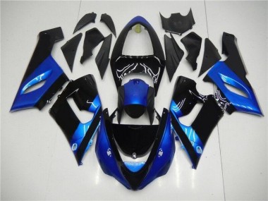 Carénage Kawasaki ZX6R 2005-2006 - Bleu Noir