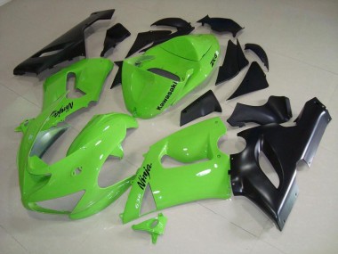 Carénage Kawasaki ZX6R 2005-2006 - Lime Vert